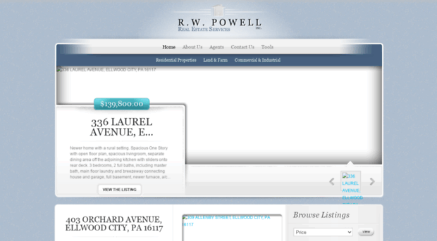 rwpowellrealestate.com