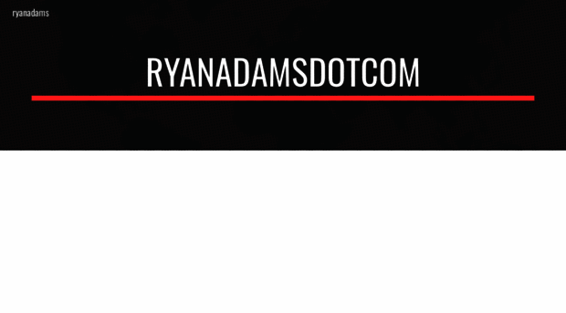 ryanadams.com