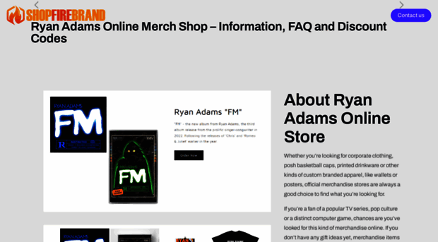 ryanadams.shopfirebrand.com