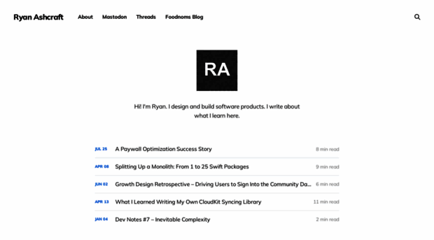 ryanashcraft.me