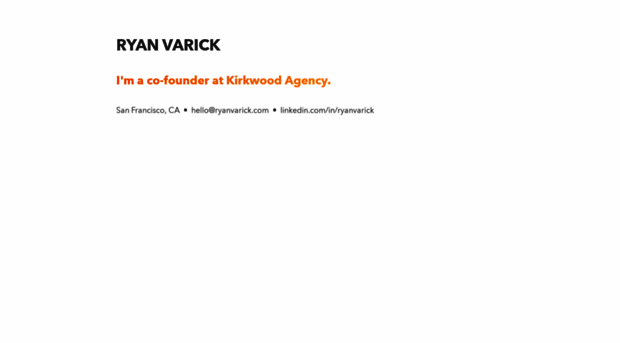 ryanvarick.com