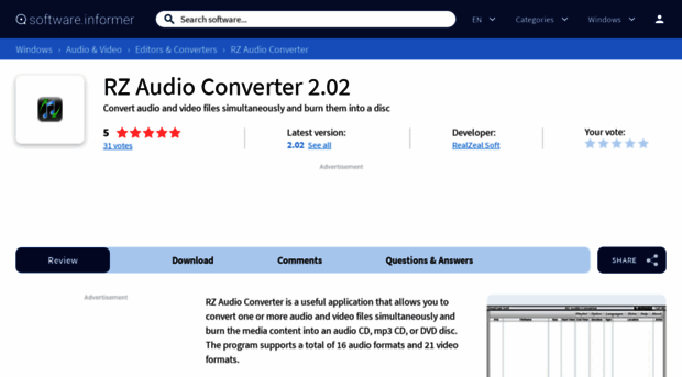 rz-audio-converter.software.informer.com