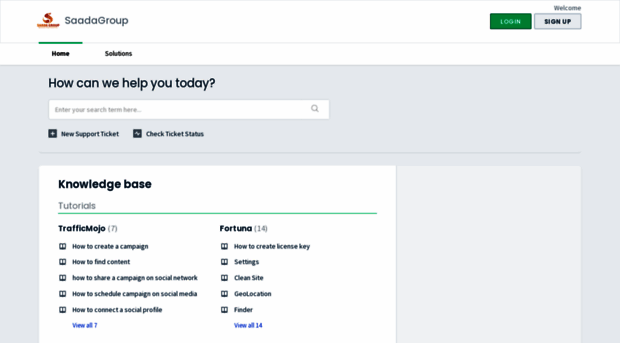 saadagroupsupport.freshdesk.com