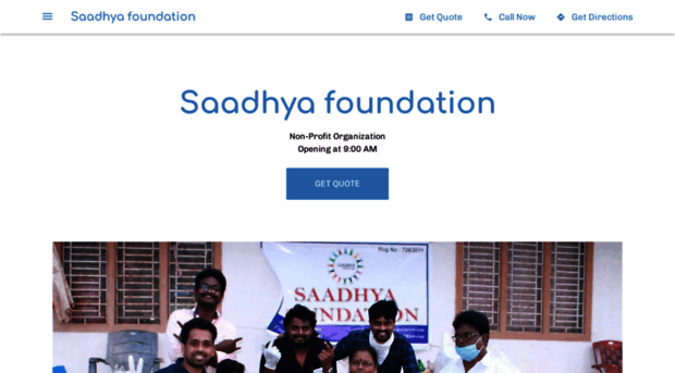 saadhyafoundation.com