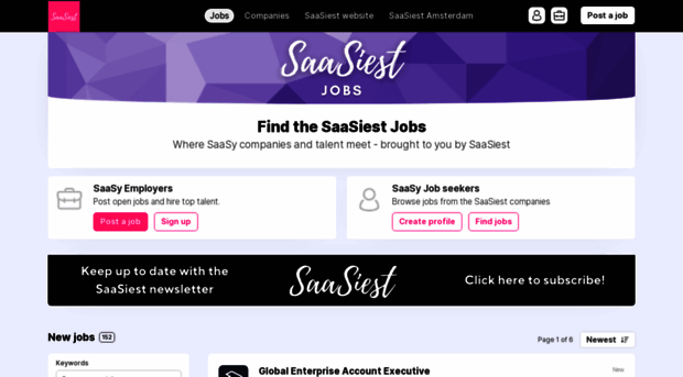 saasiestjobs.com