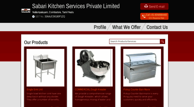 sabarikitchenequipmentsworld.com