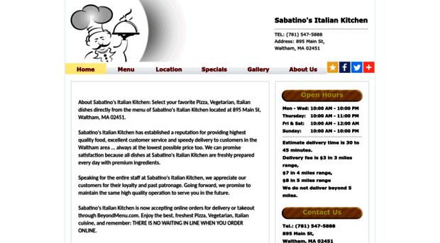 sabatinositaliankitchenwaltham.com