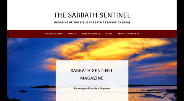 sabbathsentinel.org