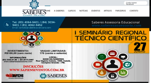 saberesassessoria.com