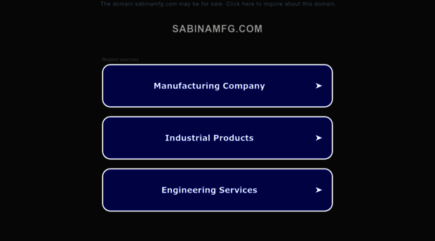 sabinamfg.com