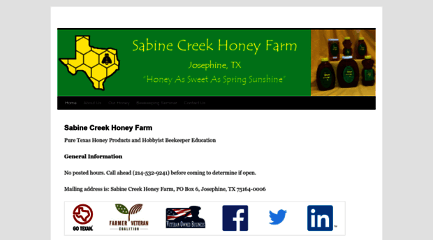 sabinecreekhoney.com