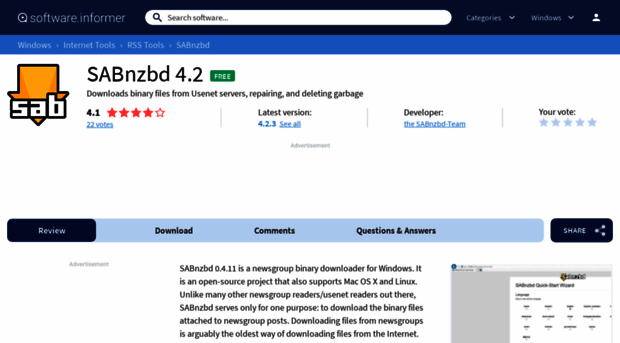 sabnzbd.software.informer.com