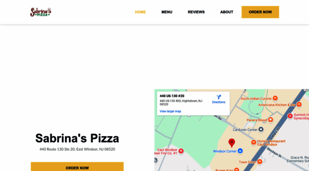 sabrinaspizza.net