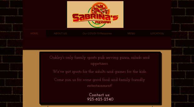 sabrinaspizzeriaca.com