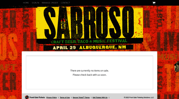 sabrosofestalbuquerque.frontgatetickets.com