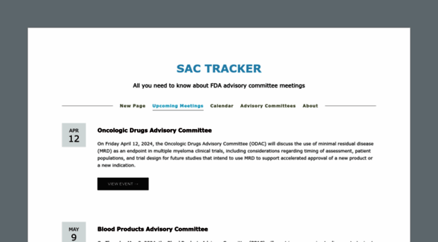 sac-tracker.com