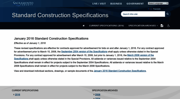 saccountyspecs.saccounty.net