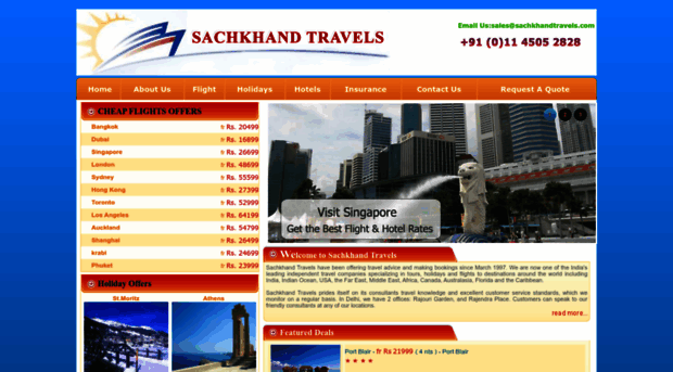 sachkhandtravels.com