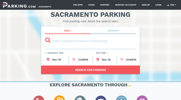 sacramentoparking.spplus.com