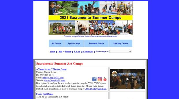 sacramentosummercamps.com