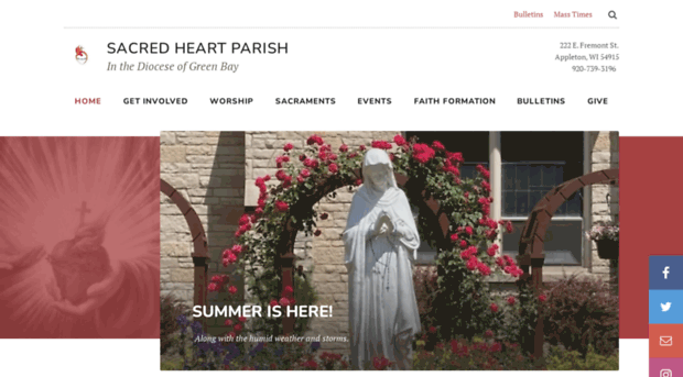 sacredheartappleton.com