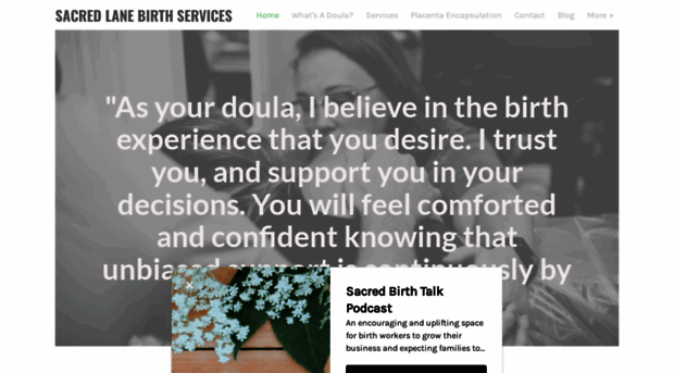sacredlanebirth.com