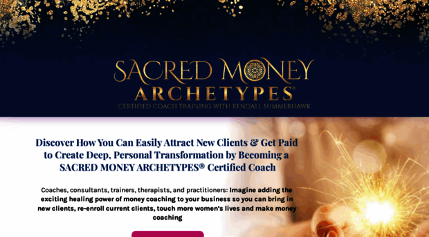 sacredmoneyarchetypes.com