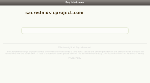 sacredmusicproject.com