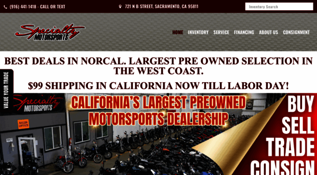 sacspecialtymotorsports.com