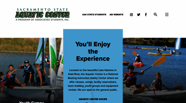 sacstateaquaticcenter.com