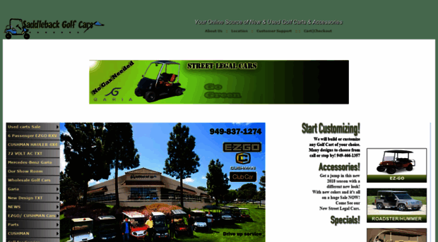 saddlebackgolfcars.com