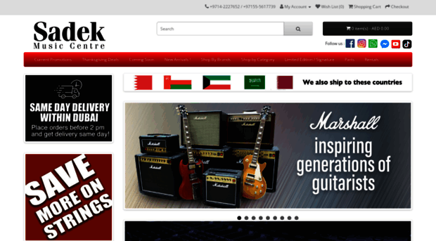 sadekmusicshop.com