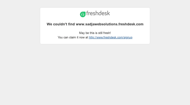 sadjawebsolutions.freshdesk.com