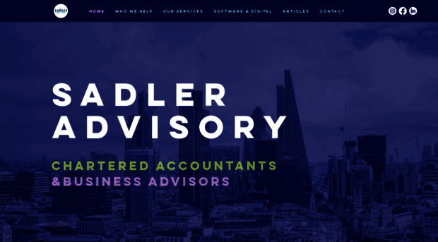 sadleradvisory.com