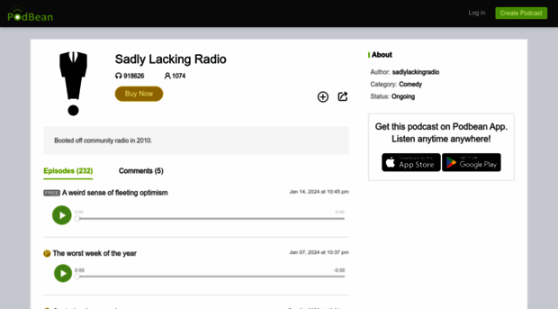sadlylackingradio.podbean.com