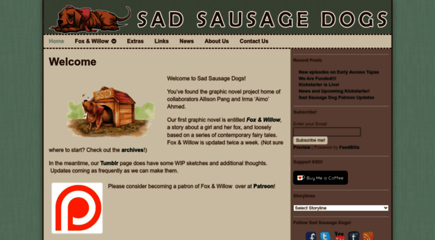 sadsausagedogs.com