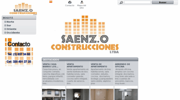 saenzoconstruccionesltda.com