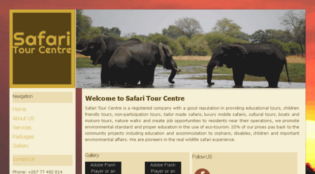 safaritourcentre.com