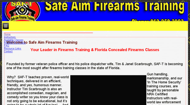 safeaimfirearmstraining.net