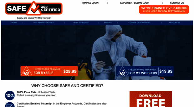 safeandcertified.com