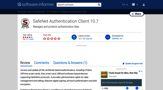 safenet-authentication-client.software.informer.com