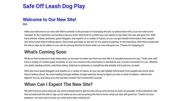 safeoffleashdogplay.com