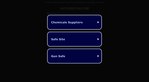 safeorscam.com