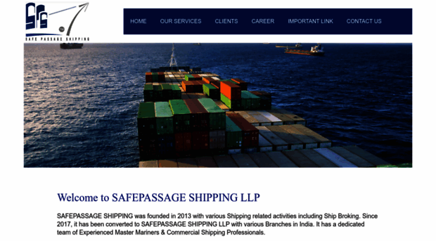 safepassageshipping.com