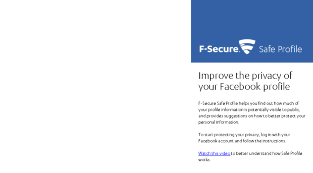 safeprofile.f-secure.com