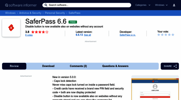 saferpass.software.informer.com