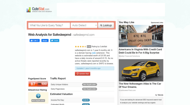 safesleepmd.com.cutestat.com