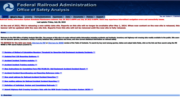 safetydata.fra.dot.gov