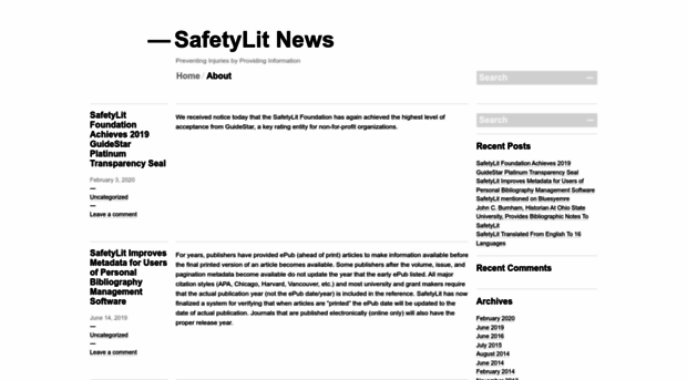 safetylit-blog.org