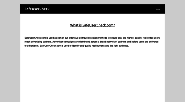 safeusercheck.com